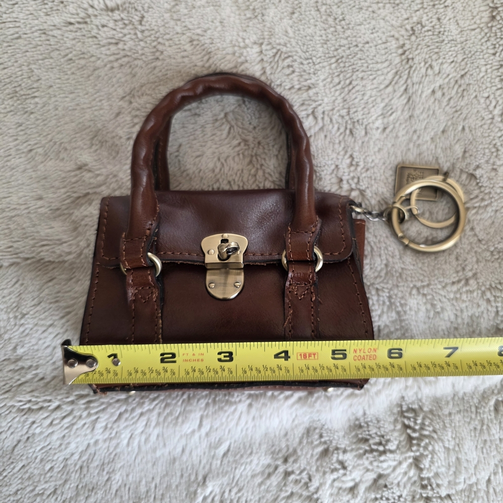 Patricia Nash Rich Brown Mini Bag - Picture 9 of 12